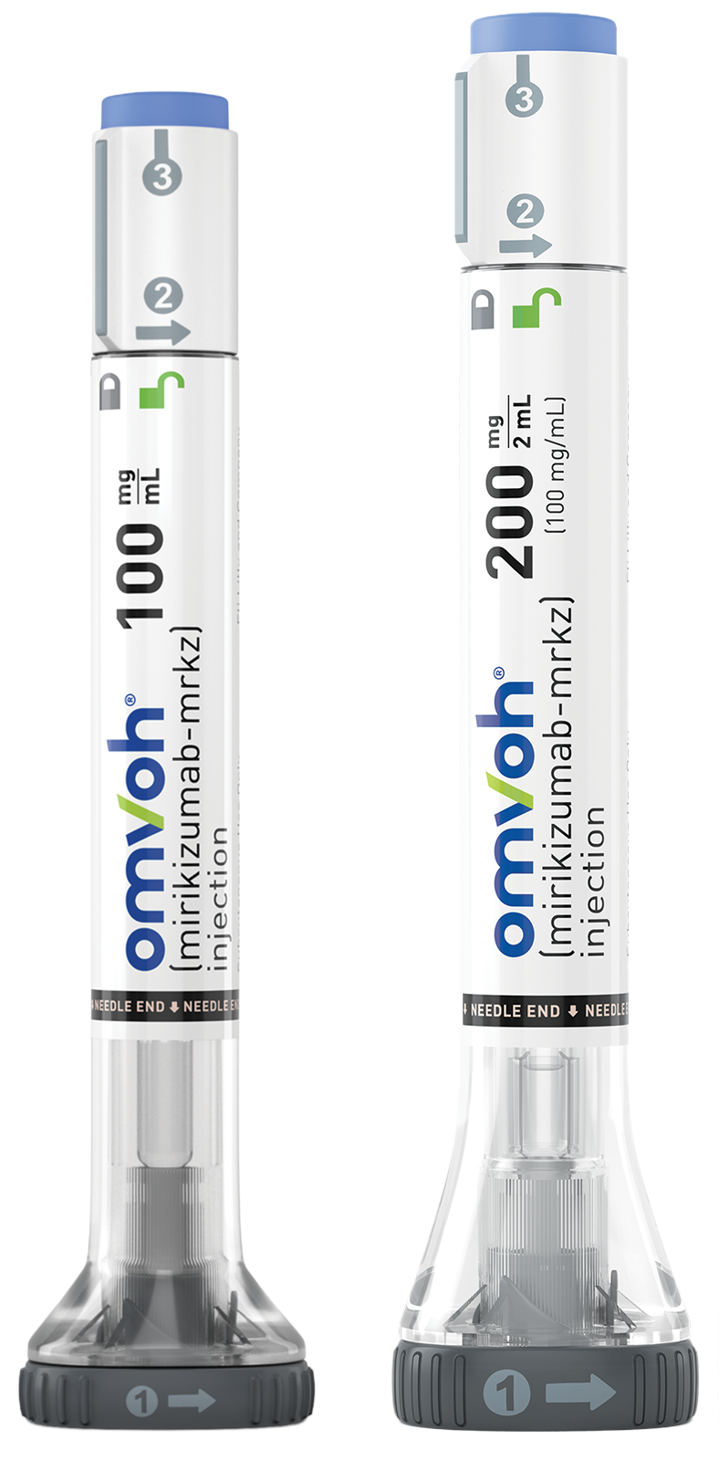 Omvoh prefilled pens.